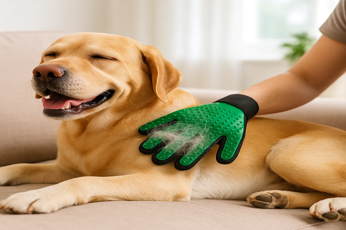 PetGroomGlove demonstration